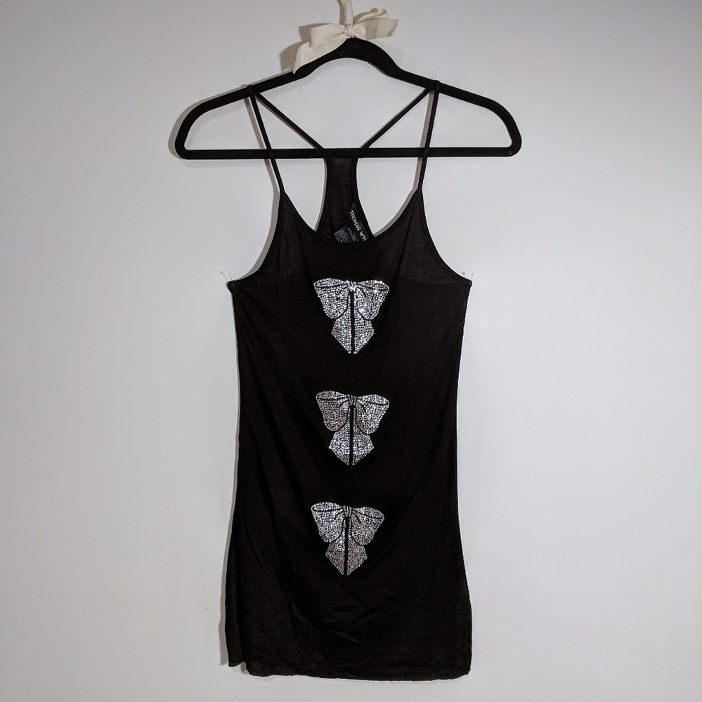 Strappy Crystal Studded Tank